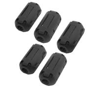 sourcing map 5 Pcs UF-50B Clip on Noise 4mm Cable Ferrite Core Filters