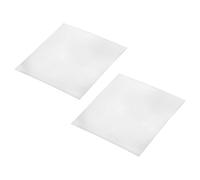 sourcing map 5 Pcs Zinc Sheets, 99.9% High Purity Zinc Plate 0.01"x4"x4"(0.3x100x100mm) Metal Zinc Foil Zinc Anode Strip for Science Lab Industry DIY Craft