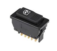 sourcing map 5 Pins Car Window Switch Car Master Rocker Switch Momentary Glass Lifter Switch DC 12V 1pcs