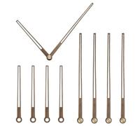 sourcing map 5 Set Wooden Clock Hands Only,Walnut Wood Clock Hands Clock Kit for Clock DIY Repair Part Replacement Fit for 14 Inch Wall Clock, 5.31 Inches