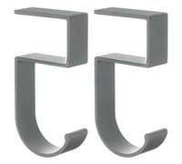 sourcing map 5 Shaped Purse Hook for Table, 2Pcs Handbag Hanger Desk Hook Desk Mount Bag Holder Backpack Hook for Desk Can Hook Bags, Umbrellas, Keys, Cups Holder (Grey)