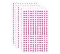 sourcing map 5 Sheet/1100pcs Rhinestone Adhesive Stickers Self Adhesive Acrylic Gem Sticker 4mm Plastic Face Bling Gem Stones Jewel for Nail Art Craft Clothes DIY Makeup Decoration, Light Red