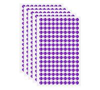 sourcing map 5 Sheet/800pcs Rhinestone Adhesive Stickers Self Adhesive Acrylic Gem Sticker 6mm Plastic Face Bling Gem Stones Jewel for Nail Art Craft Clothes DIY Makeup Decoration, Dark Purple