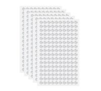 sourcing map 5 Sheet/800pcs Rhinestone Adhesive Stickers Self Adhesive Acrylic Gem Sticker 6mm Plastic Face Bling Gem Stones Jewel for Nail Art Craft Clothes DIY Makeup Decoration, Rainbow