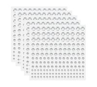 sourcing map 5 Sheet/825pcs Rhinestone Adhesive Stickers Self Adhesive Acrylic Gem Sticker 3/4/5/6mm Plastic Face Bling Gem Stones Jewel for Nail Art Craft Clothes DIY Makeup, Laser