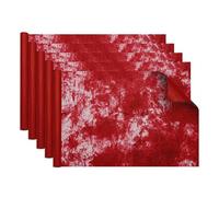 sourcing map 5 Sheets Gift Wrapping Paper, 22.8" x 15.7" Double Layer Stone Wrinkled Textured Paper Floral Bouquet Arrangement Supplies for Flower Packaging Wedding Gift Wrap, Rose Red