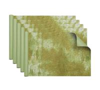 sourcing map 5 Sheets Gift Wrapping Paper, 22.8" x 15.7" Double Layer Stone Wrinkled Textured Paper Floral Bouquet Arrangement Supplies for Flower Packaging Wedding Gift Wrap, Green