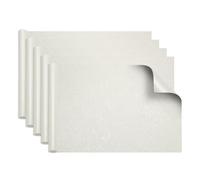 sourcing map 5 Sheets Gift Wrapping Paper, 22.8" x 17.3" Double Layer Stone Wrinkled Textured Paper Floral Bouquet Arrangement Supplies for Flower Packaging Wedding Gift Wrap, Pearl White