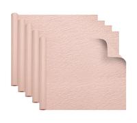 sourcing map 5 Sheets Gift Wrapping Paper, 22.8" x 19.7" Double Layer Stone Wrinkled Textured Paper Floral Bouquet Arrangement Supplies for Flower Packaging Wedding Gift Wrap, Light Pink