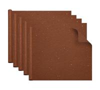 sourcing map 5 Sheets Gift Wrapping Paper, 22.8" x 19.7" Double Layer Stone Wrinkled Textured Paper Floral Bouquet Arrangement Supplies for Flower Packaging Wedding Gift Wrap, Dark Brown