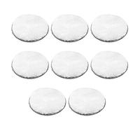 sourcing map 5" Wool Polishing Pad Hook and Loop Buffing Wheel for Orbital Polisher Buffer 8 Pcs