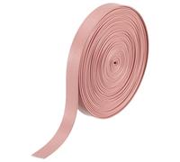 sourcing map 5 Yard 10mm PU Faux Leather Strips, Fold Over Leather Strap Roll Double Sided Faux Supplies for DIY Craft Projects, Pink