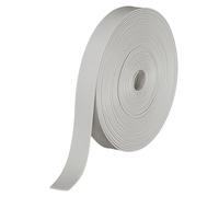 sourcing map 5 Yard 12mm PU Faux Leather Strips, Fold Over Leather Strap Roll Double Sided Faux Supplies for DIY Craft Projects, Gray