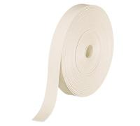 sourcing map 5 Yard 12mm PU Faux Leather Strips, Fold Over Leather Strap Roll Double Sided Faux Supplies for DIY Craft Projects, White