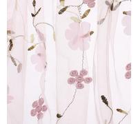 sourcing map 5 Yard Tulle Fabric 175"x51"3D Applique Flower Embroidery Mesh Lace Fabric for DIY Handmade Clothing Wedding Dress Skirt Home Curtain Decoration, Pink