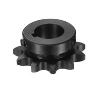 sourcing map #50 Chain Roller Sprocket B Type, 1" Bore 11 Tooth Single Strand Chain Sprocket, Carbon Steel, Keyway with Set Screws
