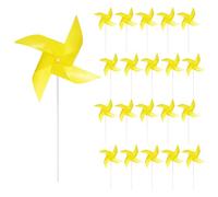 sourcing map 50-Pack Windmills for the Yard Garden 15.7" x 9.1" Yellow