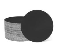 sourcing map 50 Pcs 125mm (5 Inch) Sanding Disc 400 Grit Hook and Loop Sandpaper Random Orbital Sander Pads for Woodworking Automotive Metal Polishing, Silicon Carbide