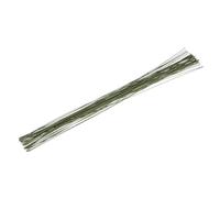 sourcing map 50 Pcs 20 Gauge(1mm) Floral Stem Wire 14 Inches Green Floral Wire for DIY Artificial Florist Flower Arrangement