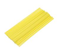 sourcing map 50 Pcs 3D Pen Refills, Low Print Temperature Filament 2.5mm x 15cm PCL Printer Filament Refill Packs, Only Support for 3D Pen, Yellow
