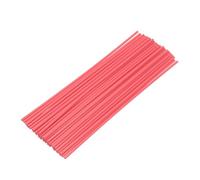 sourcing map 50 Pcs 3D Pen Refills, Low Print Temperature Filament 2.5mm x 15cm PCL Printer Filament Refill Packs, Only Support for 3D Pen, Orange Red