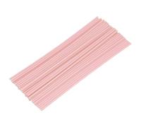 sourcing map 50 Pcs 3D Pen Refills, Low Print Temperature Filament 2.5mm x 15cm PCL Printer Filament Refill Packs, Only Support for 3D Pen, Dark Pink