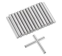 sourcing map 50 Pcs 3mm x 25mm Shelf Pins, Shelf Pegs Shelf Dowel Pins, Adjustable Shelf Support Pins Fasten Elements Stainless Steel Silver(0.12 x 0.98 Inch)