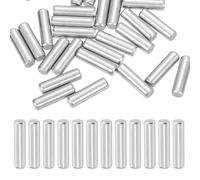 sourcing map 50 Pcs 4 x 12 mm 316 Stainless Steel Dowel Pins, Cylindrical Shelf Support Peg Pin Rod Fasten Elements for Machine Building, Furniture Installation, DIY Project, Silver