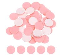 sourcing map 50 Pcs Adhesive Felt Circles, 9/16" Round Non-Woven Felt Pads Stickers Dots Pre Cut for DIY Crafts Sewing Handcraft Costume Holiday Decoration, Pink