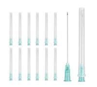 sourcing map 50 Pcs Dispensing Needle 21 Gauge 50 mm, Luer Lock Lab Dispensing Needle, Stainless Steel Tips for Laboratory Industrial Dispensing Refilling Inks Liquid Glue, (Light Green)
