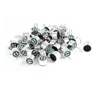 sourcing map 50 Pcs Electret Microphone Inserts 9767 with PCB Pins Condenser
