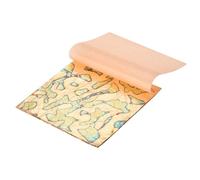 sourcing map 50 Pcs Gold Leaf Sheets 5.5" x 5.5" Imitation Gold Foil Sheets Variegated Booklet with Pattern for Crafts,Picture Frames,Nails and DIY Arts Decoration,Gold Streak Pattern