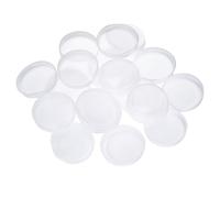 sourcing map 50 Pcs Mailing Tube End Caps 2.2" ID Round Cardboard Shipping Tube End Caps Protective Plastic Poster End Caps for Paper Mailing Tubes Shipping and Storage of Documents and Art