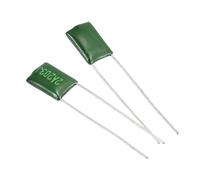 sourcing map 50 Pcs Metallized Polypropylene Film Capacitor, 0.02uF 100V 5% Metallized Polyester Film Capacitor Bulk, Electronic Component Assortment Kit for DIY Circuit Electric Device, Green