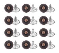 sourcing map 50 Sets Jean Rivets 8.5mm Metal Jeans Buttons Replacement Kit Universal No Sew Denim Fasteners Nipple Rivets Glossy Style for Jeans Pants Jackets Bags Crafts, Red Age Copper