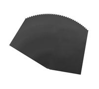 sourcing map 50 Sheet Colored Vellum Paper 5.9" x 8.3", 100gsm Translucent Printable Vellum Sheets for Printing Wedding Invitations Inkjet Laser Printer, Black