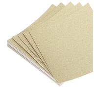 sourcing map 50 Sheet Glitter Origami Paper 4x4 Inch Sparkle Square Folding Sheet 10x10 cm Craft Folding Paper for DIY Craft and Arts, Light Gold