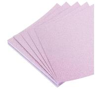 sourcing map 50 Sheet Glitter Origami Paper 6x6 Inch Sparkle Square Folding Sheet 15x15 cm Craft Folding Paper for DIY Craft and Arts, Light Purple