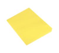 sourcing map 50 Sheet Origami Paper Double Sided Bright Yellow A5 Square Sheet for Art Craft Project, Beginners, Gifts Decor