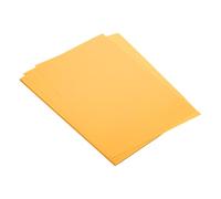 sourcing map 50 Sheet Origami Paper Double Sided Cream Fluorescent Orange A4 Square Sheet for Art Craft Project, Beginners, Gifts Decor