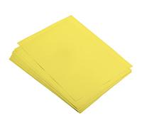 sourcing map 50 Sheets Colored Copy Paper 8 1/2 Inch Printer Paper 80gsm Lemon Yellow for Office Printing, Document Copying, Invitations, Forms, Art Projects