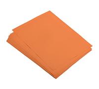 sourcing map 50 Sheets Colored Copy Paper 8 1/2 Inch Printer Paper 80gsm Orange Red for Office Printing, Document Copying, Invitations, Forms, Art Projects