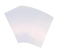 sourcing map 50 Sheets Heat Reactive Foil, 20x29cm Laser Silver Foil Transfer Sheets Toner Reactive Foil Transfer Foil Sheets Hot Foil Stamping Paper for Crafts DIY Cardmaking Album Decoration