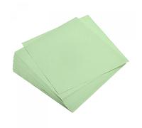 sourcing map 50 Sheets Origami Paper Double Sided Light Green 15cm x 15cm 70gsm Square Folding Paper Sheet for Art Craft Project, Beginners, Gifts Decor