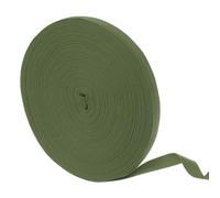 sourcing map 50 Yards Cotton Twill Tape,15mm Herringbone Webbing Ribbon Bias Binding Tapes for Clothes Sewing, DIY Crafting (Dark Green)