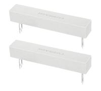 sourcing map 500 Ohm Ceramic Cement Resistor, 100W Power Wirewound Horizontal Cement Resistor Kit Tolerance 5% for Audio Equipment Power Adapters Frequency Divider Circuit Board (Pack of 2)