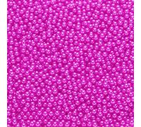 sourcing map 5000Pcs Faux Pearl for Vase Filler, 4mm No Hole ABS Round Pearls for Crafting, Jewelry Making, Vase Filler, Cosmetic Boxes, DIY Parts, Table Scatter, Home Decoration, Hot Pink