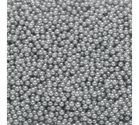 sourcing map 5000Pcs Faux Pearl for Vase Filler, 4mm No Hole ABS Round Pearls for Crafting, Jewelry Making, Vase Filler, Cosmetic Boxes, DIY Parts, Table Scatter, Light Silver Grey