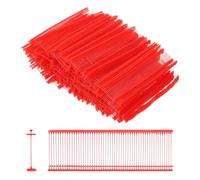 sourcing map 5000Pcs Standard Tagging Barb Fasteners, 25mm/0.98 Inch Tagging Gun Fasteners PP Plastic Tag Barbs Pins Attachments for Clothing Price Tag Label Garment Retail, Red
