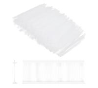 sourcing map 5000Pcs Standard Tagging Barb Fasteners, 30mm/1.18 Inch Tagging Gun Fasteners PP Plastic Tag Barbs Pins Attachments for Clothing Price Label Garment Retail, Transparent